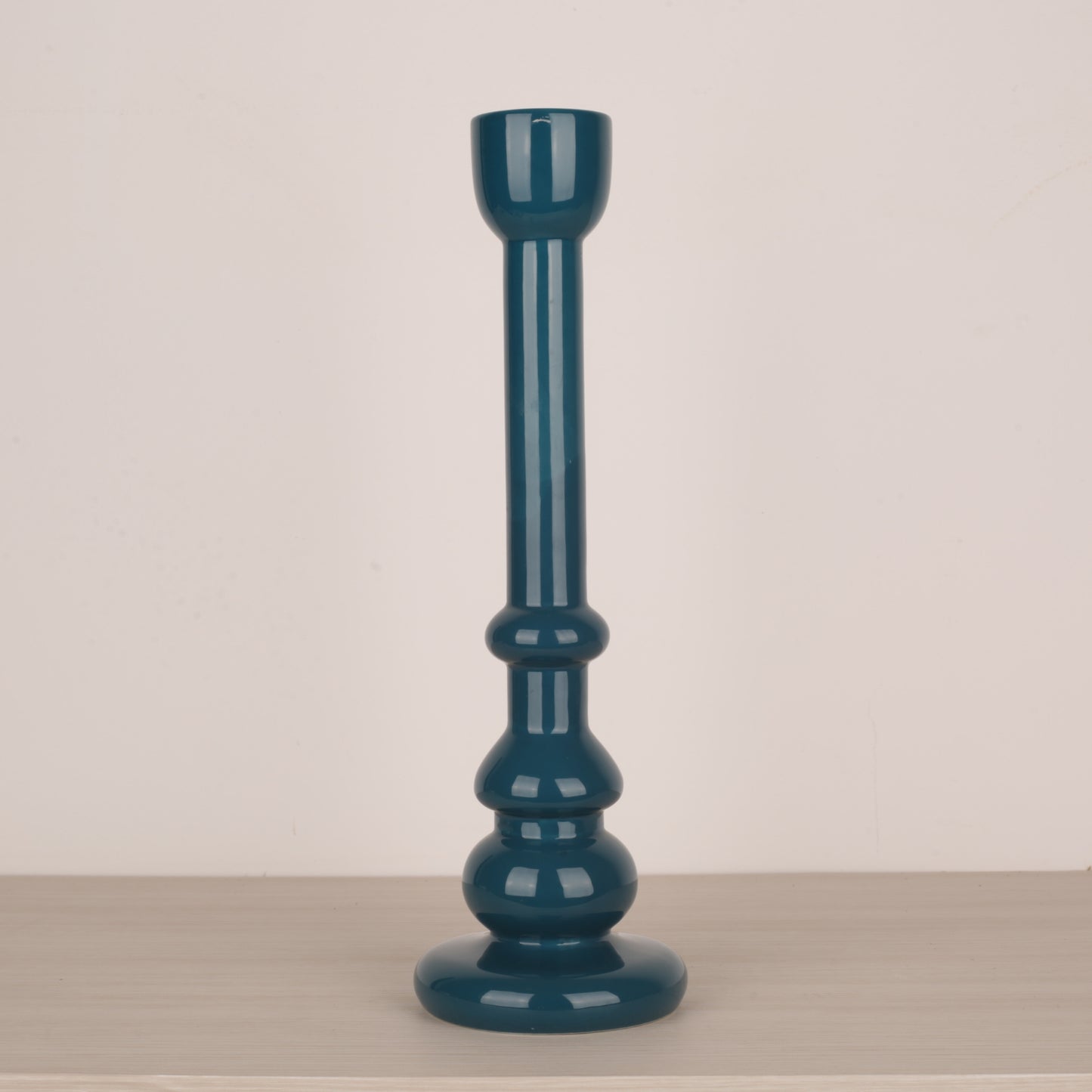 Blue Ceramic Decorative Candle Holder