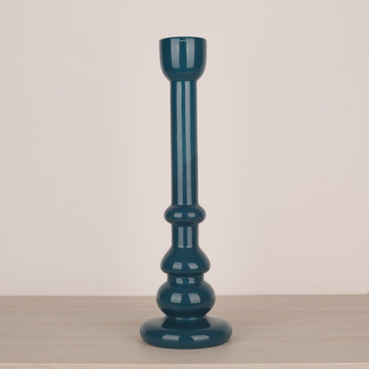 Blue Ceramic Decorative Candle Holder
