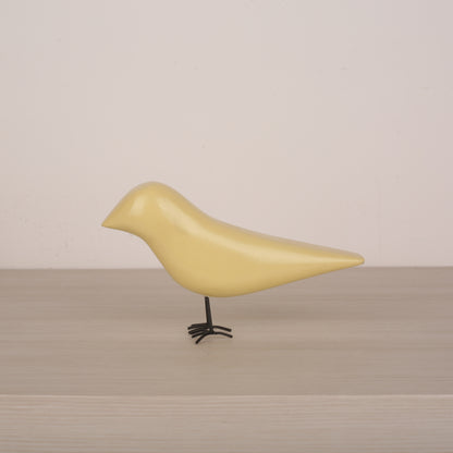 Multicolor Crow Figurine With Iron Nail Legs