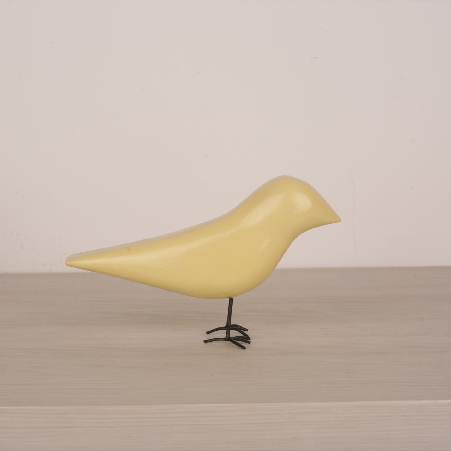 Multicolor Crow Figurine With Iron Nail Legs