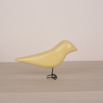 Multicolor Crow Figurine With Iron Nail Legs