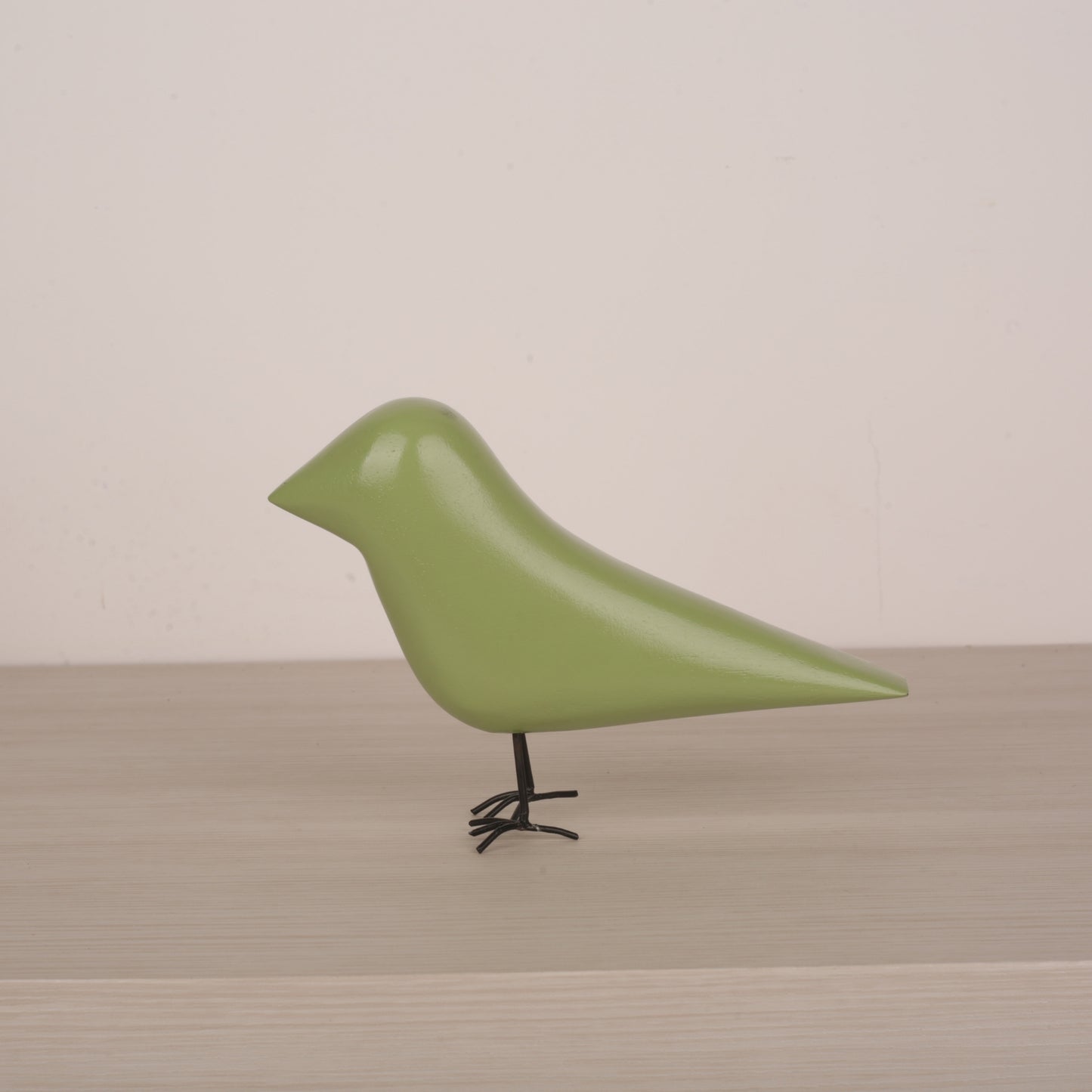 Multicolor Crow Figurine With Iron Nail Legs