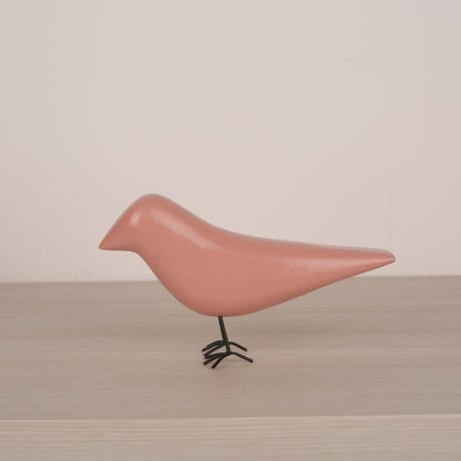 Multicolor Crow Figurine With Iron Nail Legs