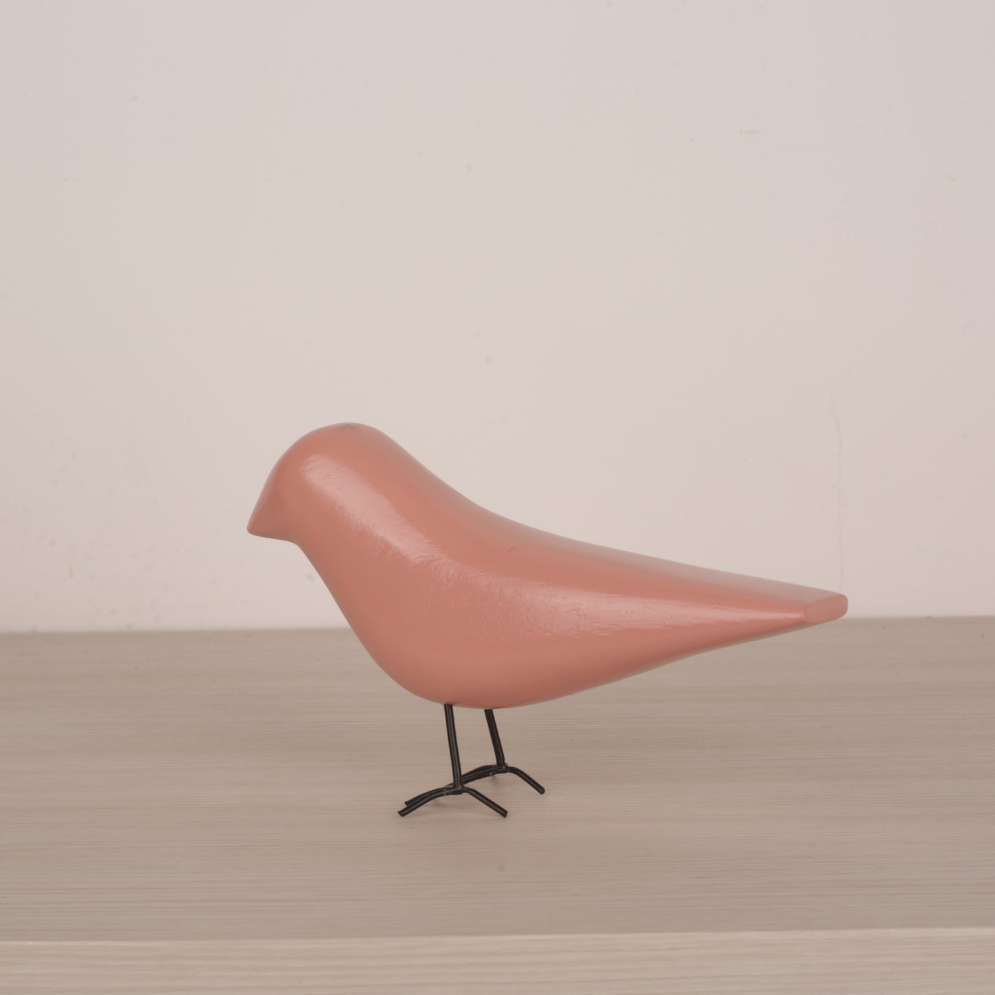 Multicolor Crow Figurine With Iron Nail Legs