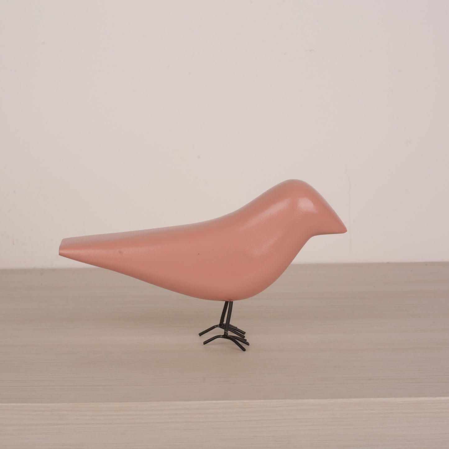Multicolor Crow Figurine With Iron Nail Legs