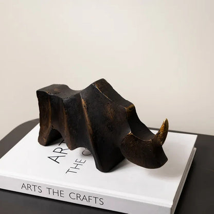 Rhinoceros Tabletop Décor Ornament