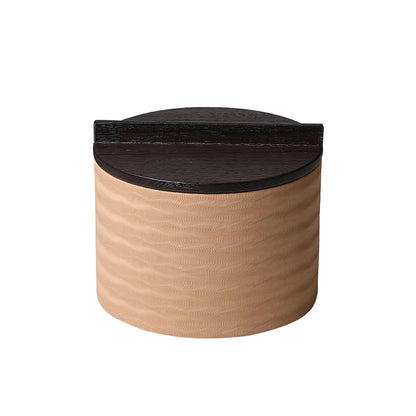 Wooden Leather Jewelry Storage Box