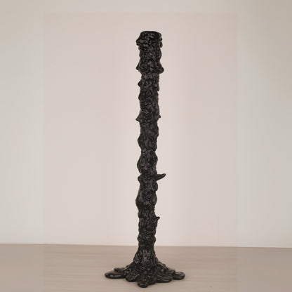 Melting Candlestick (Black, Silver)