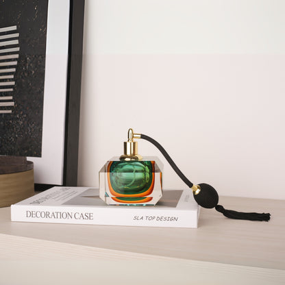 Hand Blown Glass Perfume Bottle with Unique Designs