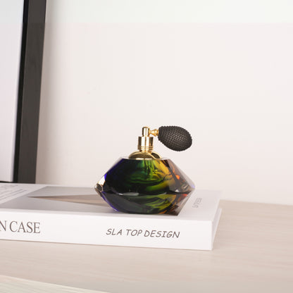 Hand Blown Glass Perfume Bottle with Unique Designs
