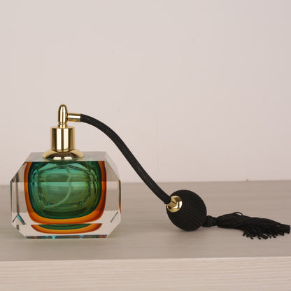 Hand Blown Glass Perfume Bottle with Unique Designs