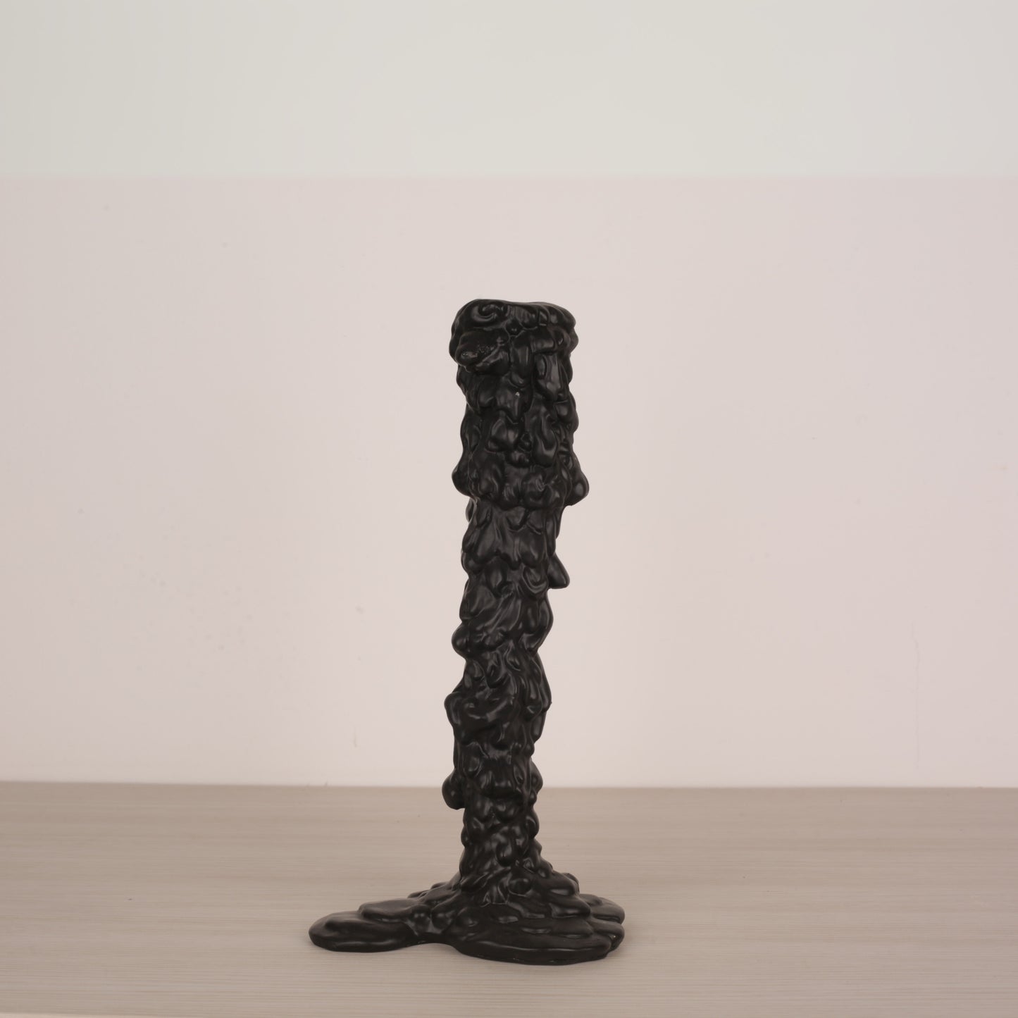 Melting Candlestick (Black, Silver)