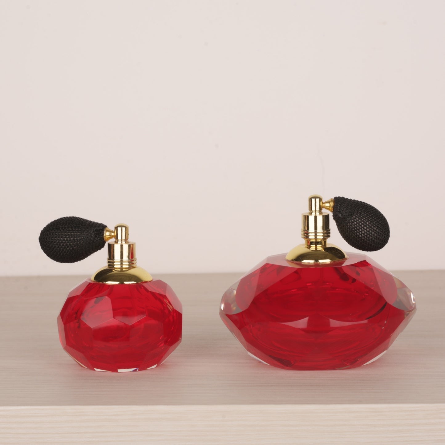Hand Blown Glass Perfume Bottle with Unique Designs