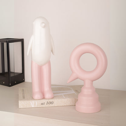 Geometry Shaped Ceramic Home Decor Table Ornaments