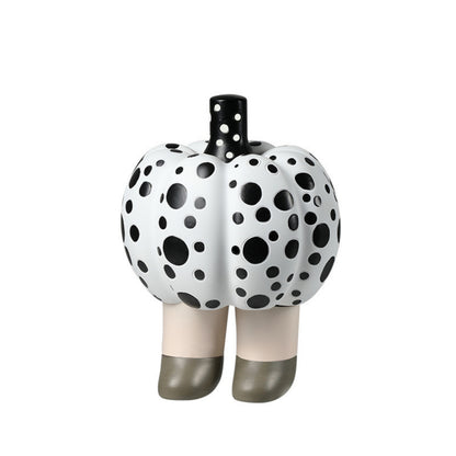 Pumpkin Dotted Doll Figurine Décor Accent