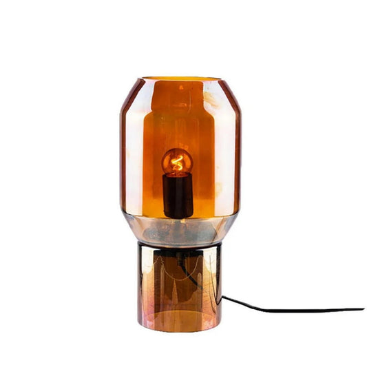 Brown Glass Table Lamp