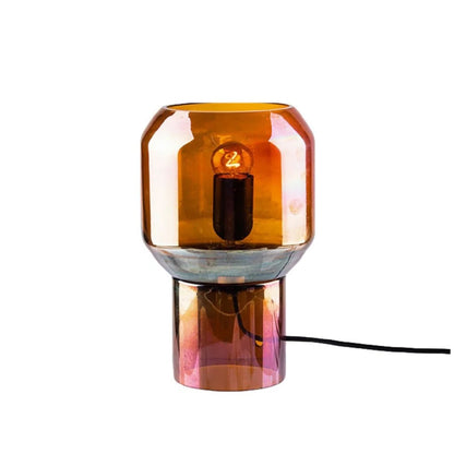 Brown Glass Table Lamp