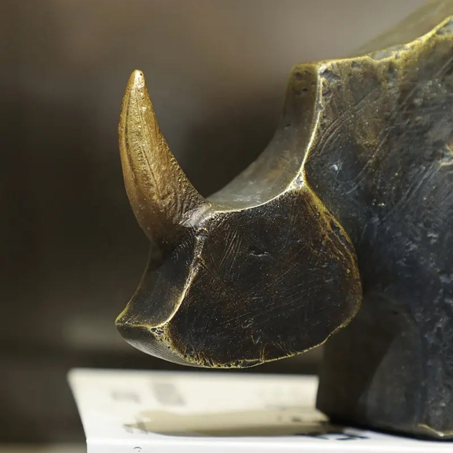Rhinoceros Tabletop Décor Ornament