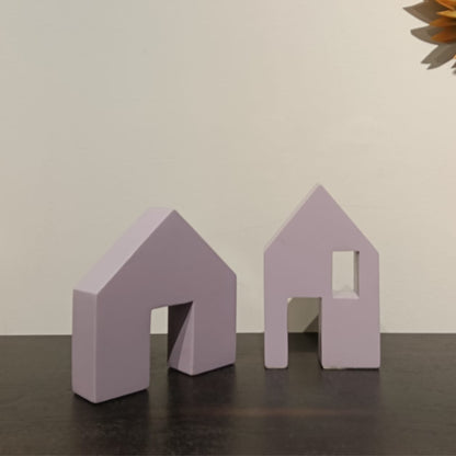 Multicolor Chalky Homes Tabletop Décor Accent