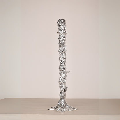Melting Candlestick (Black, Silver)