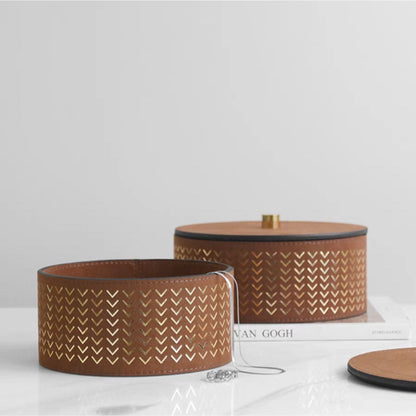 Leather Organizer Jewelry Box