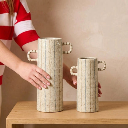 Linear Amphora Tabletop Flower Vase