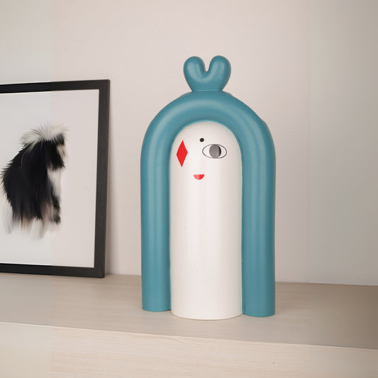 Cartoon Animal Shape Face Ceramic Vase