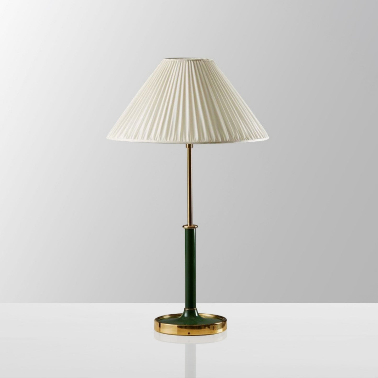 Cone Shape Shade Metal Base Nordic Table Lamp