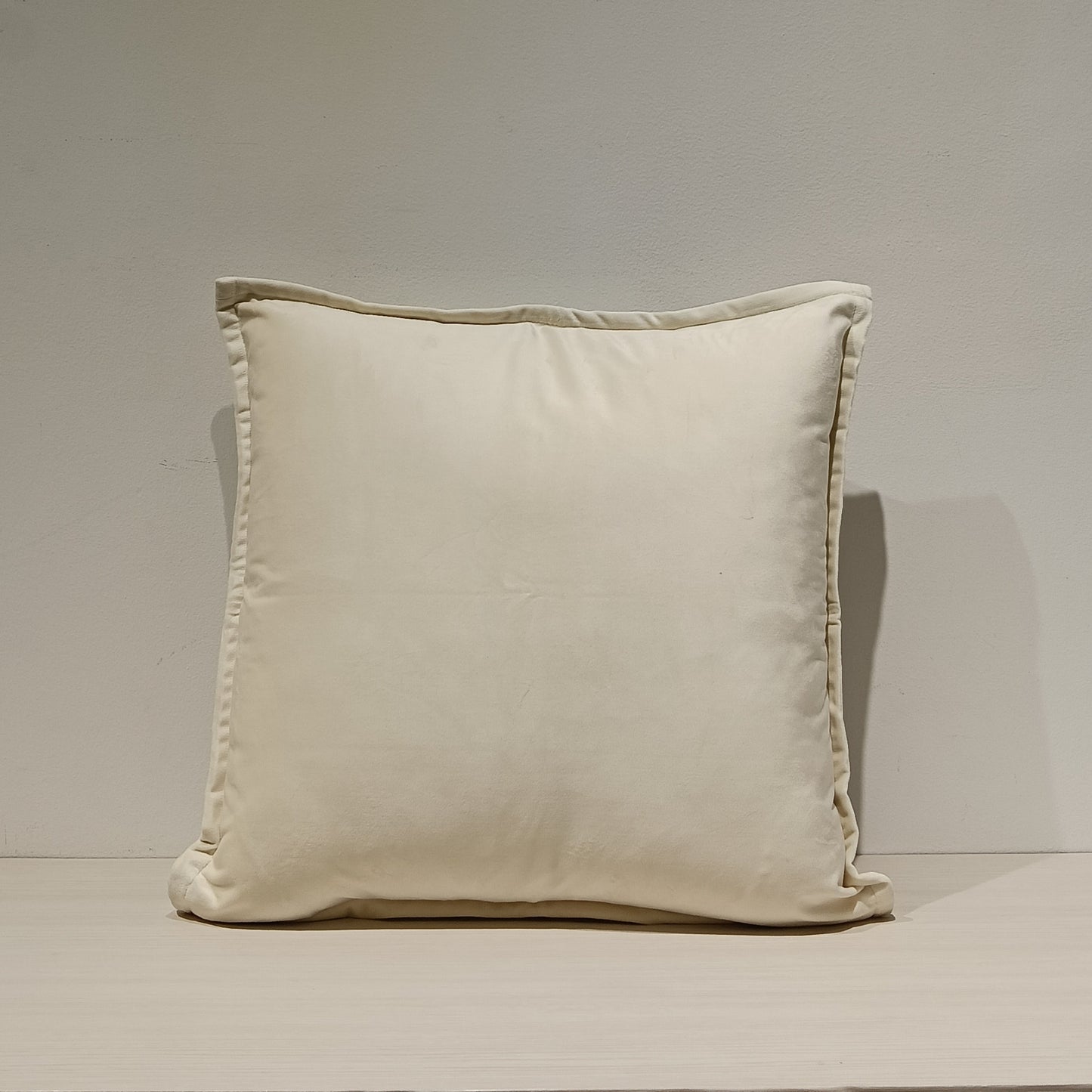 Jacquard Green Cushion Cover, Backside In Plain