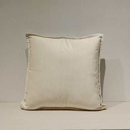 Jacquard Green Cushion Cover, Backside In Plain