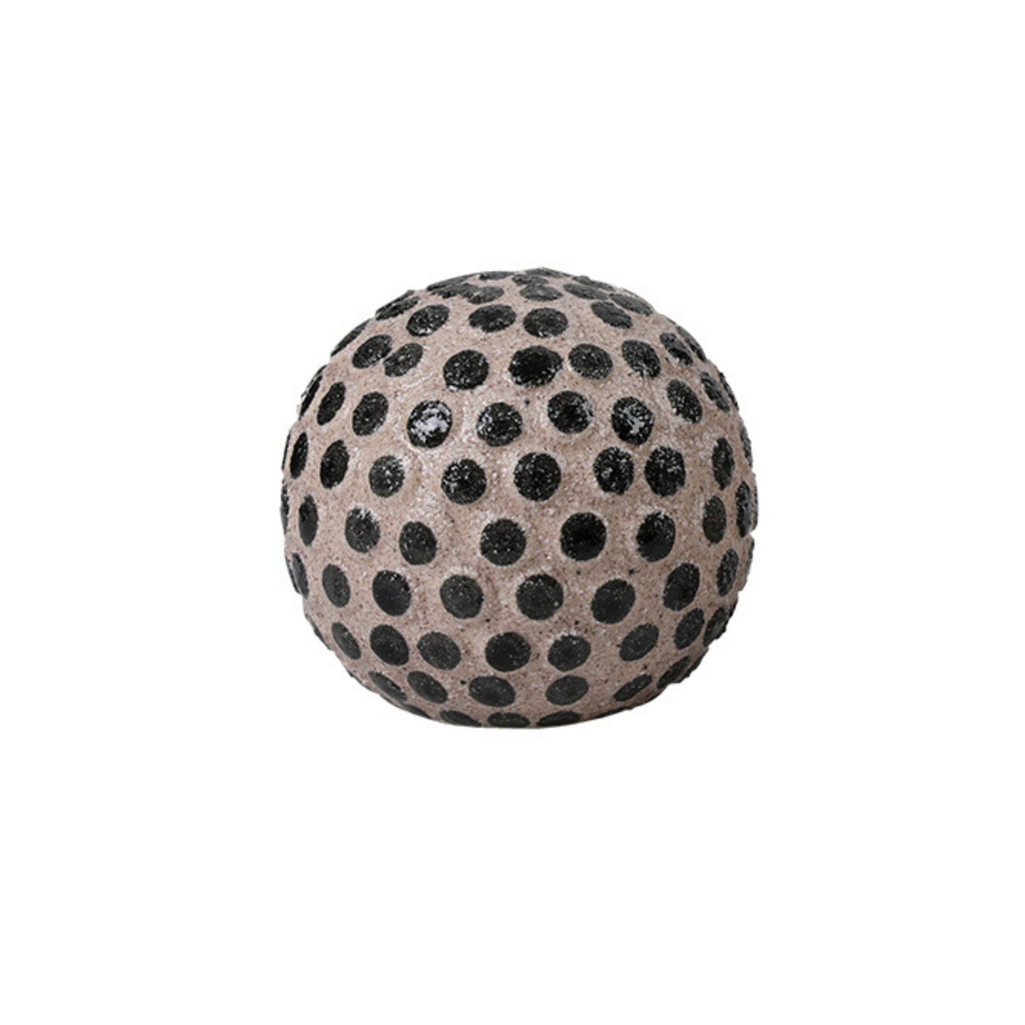 Black Polka Dot Sand Ball Showpiece