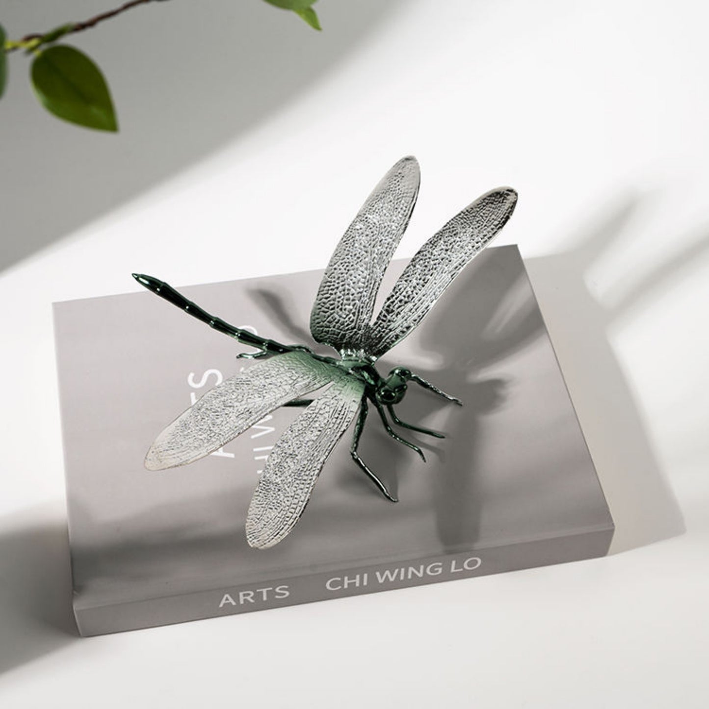 Metal Dragonfly Animal Figurine Ornament