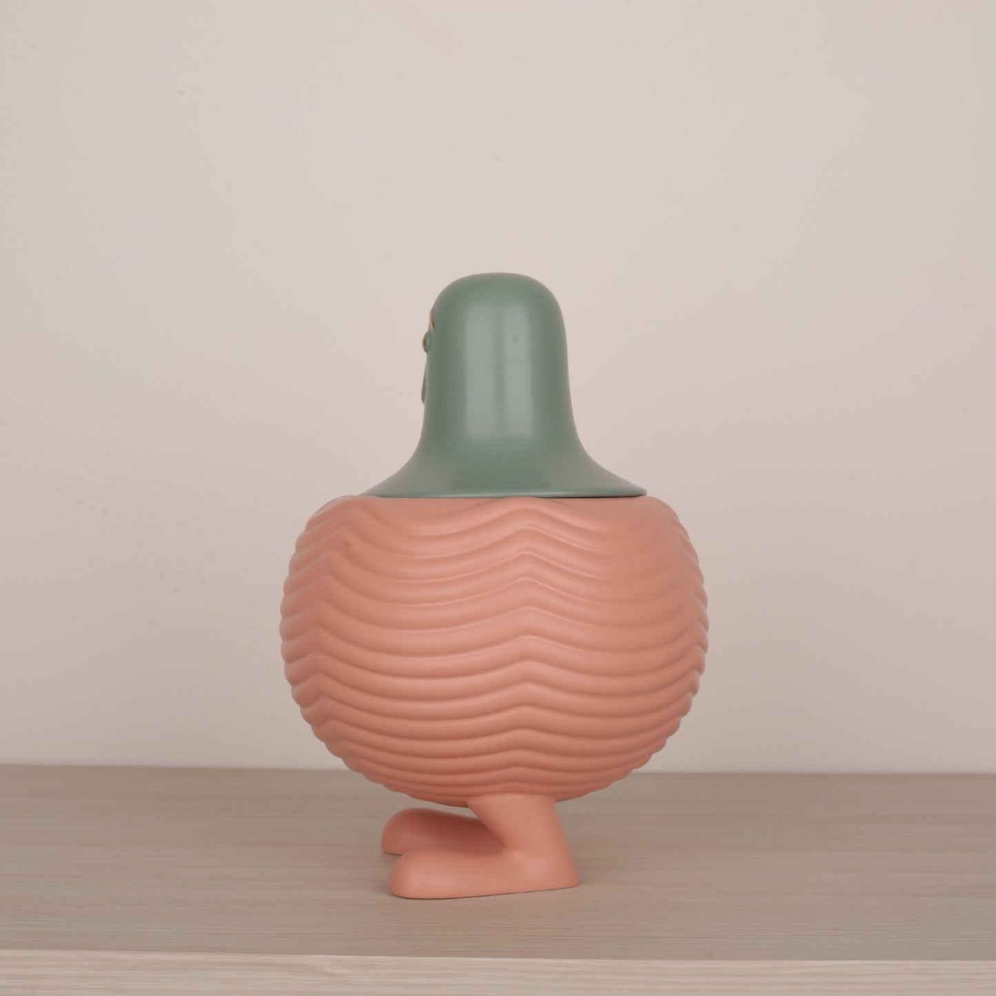 Handmade Pink Bird Ceramic Flower Vase