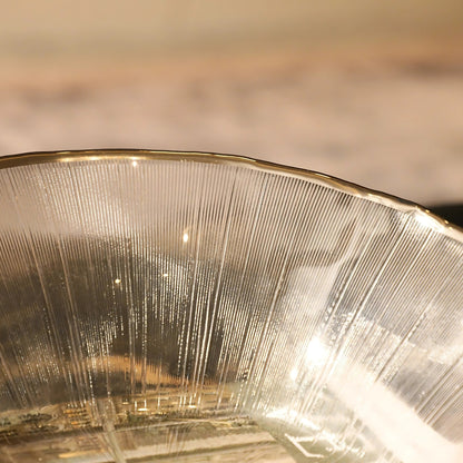 Modern Silver Rim Fruit Bowl