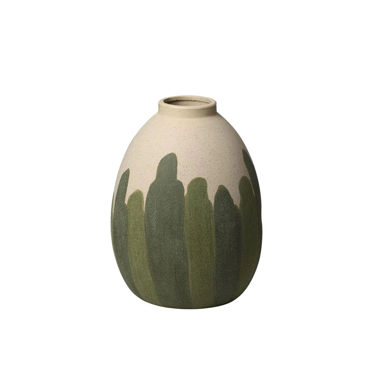 Green Forest Design Decorative Sand Vase