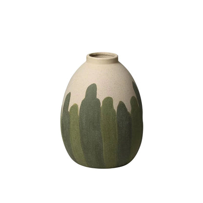 Green Forest Design Decorative Sand Vase
