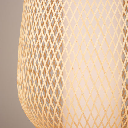 Bamboo Woven Floor Lamp