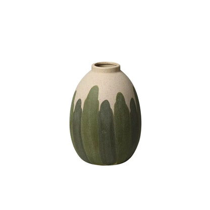 Green Forest Design Decorative Sand Vase