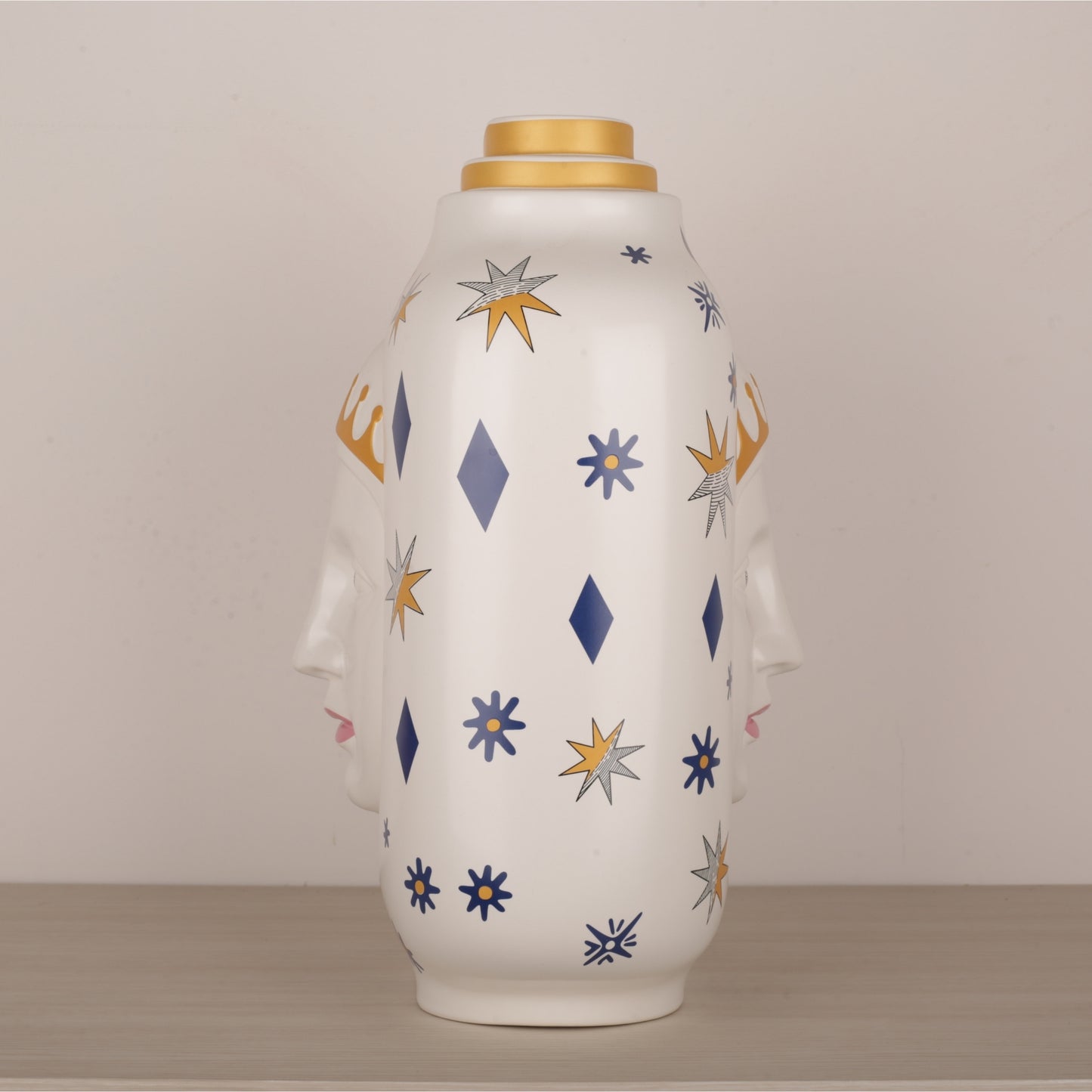 Hand-Painted European Ceramic Flower Vase