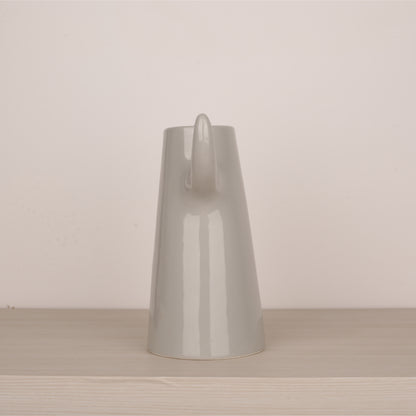 Handmade Ceramic Horn Shape Tabletop Vase