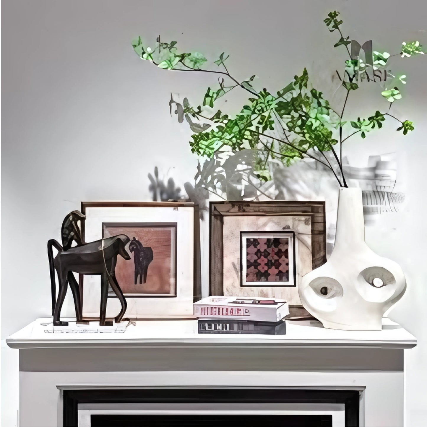 Monkey Family Modern Art Decorative Sculpture