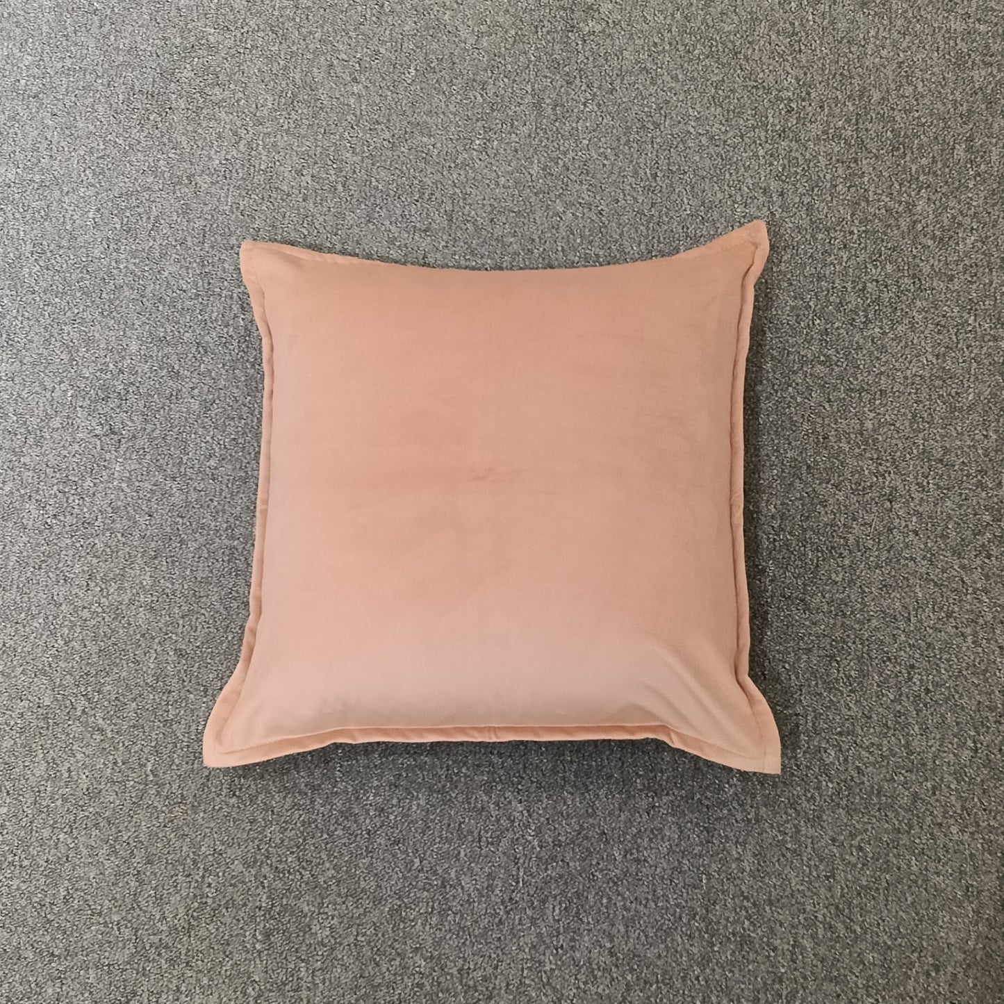Leaves Print Cushion Cover, Backside In Plain