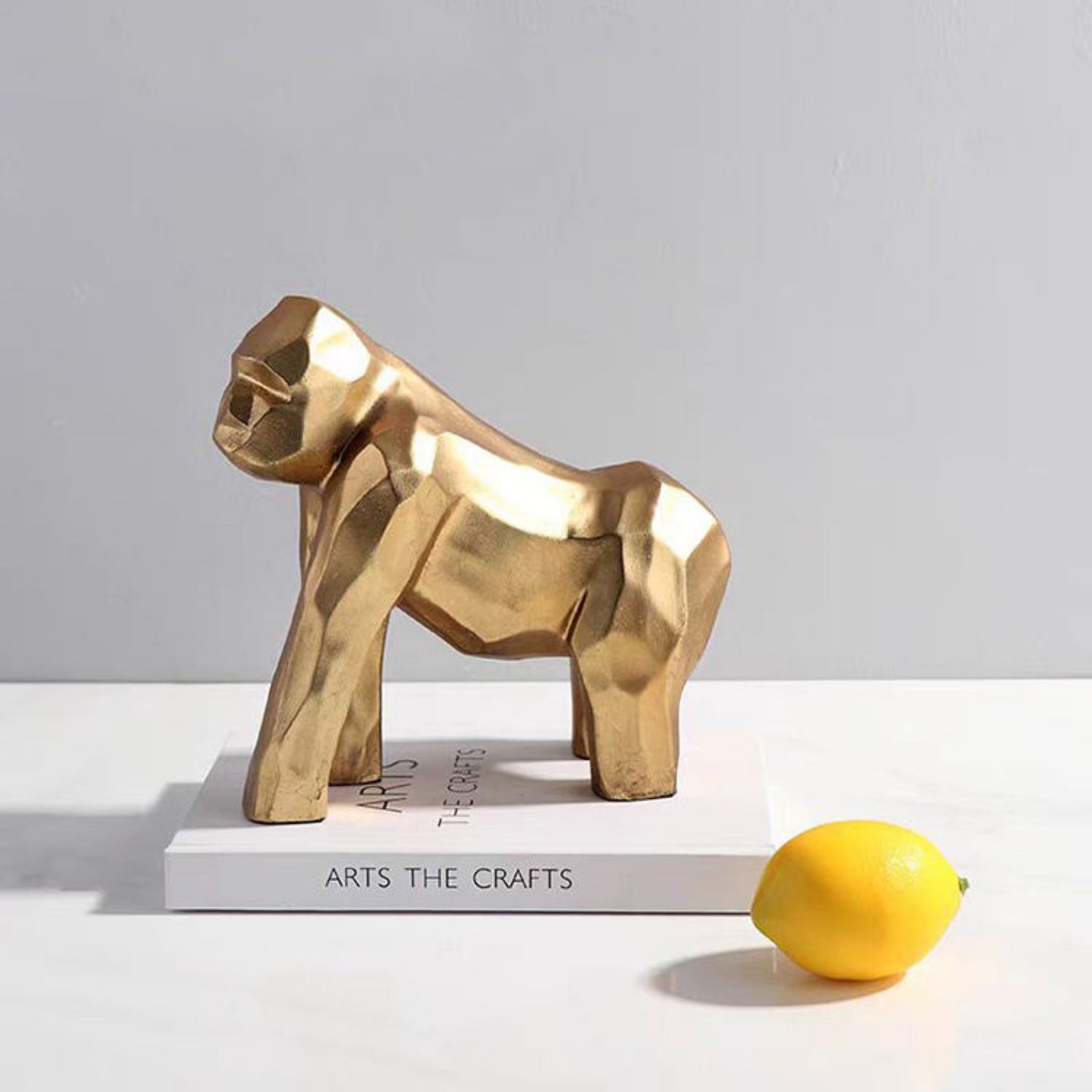 Gorilla Figurine Resin Tabletop Ornament