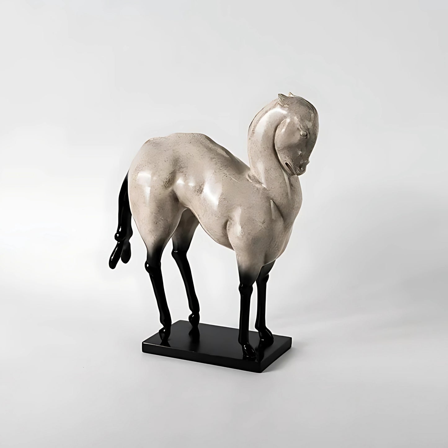 Retro Horse Figurine Tabletop Decorative Accent