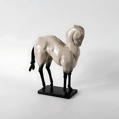 Retro Horse Figurine Tabletop Decorative Accent