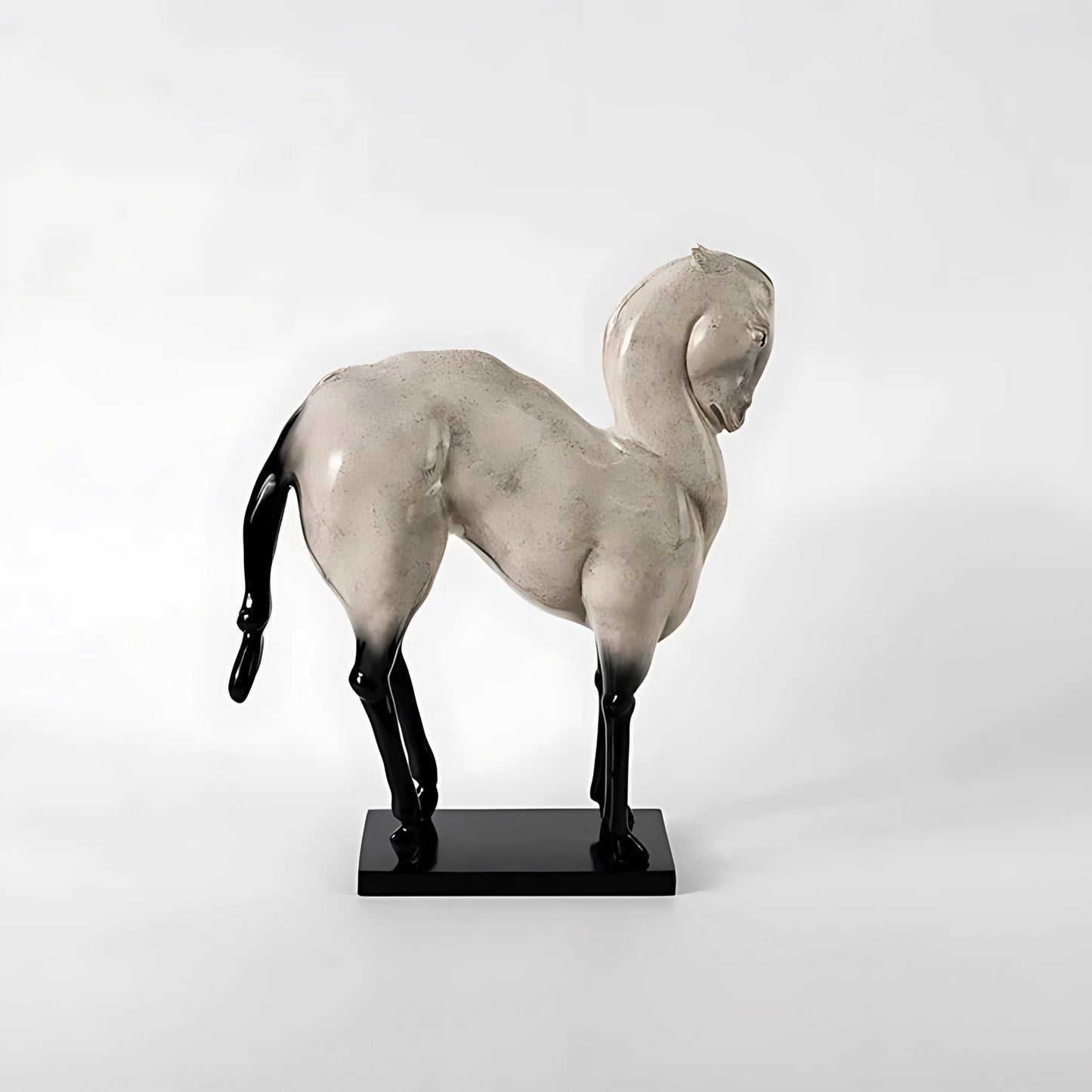 Retro Horse Figurine Tabletop Decorative Accent