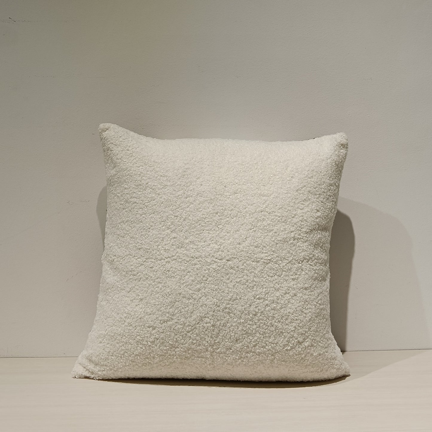 Leopard Embroidery Cushion Cover, Backside In Plain