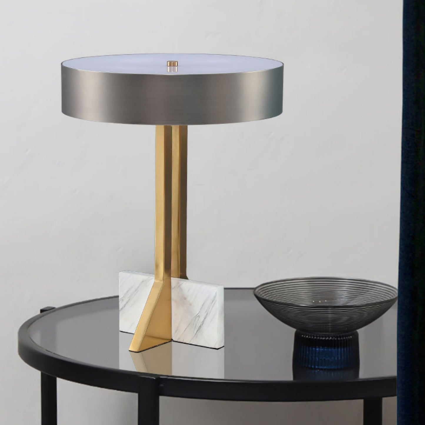 Tower Table Lamp Marble Base