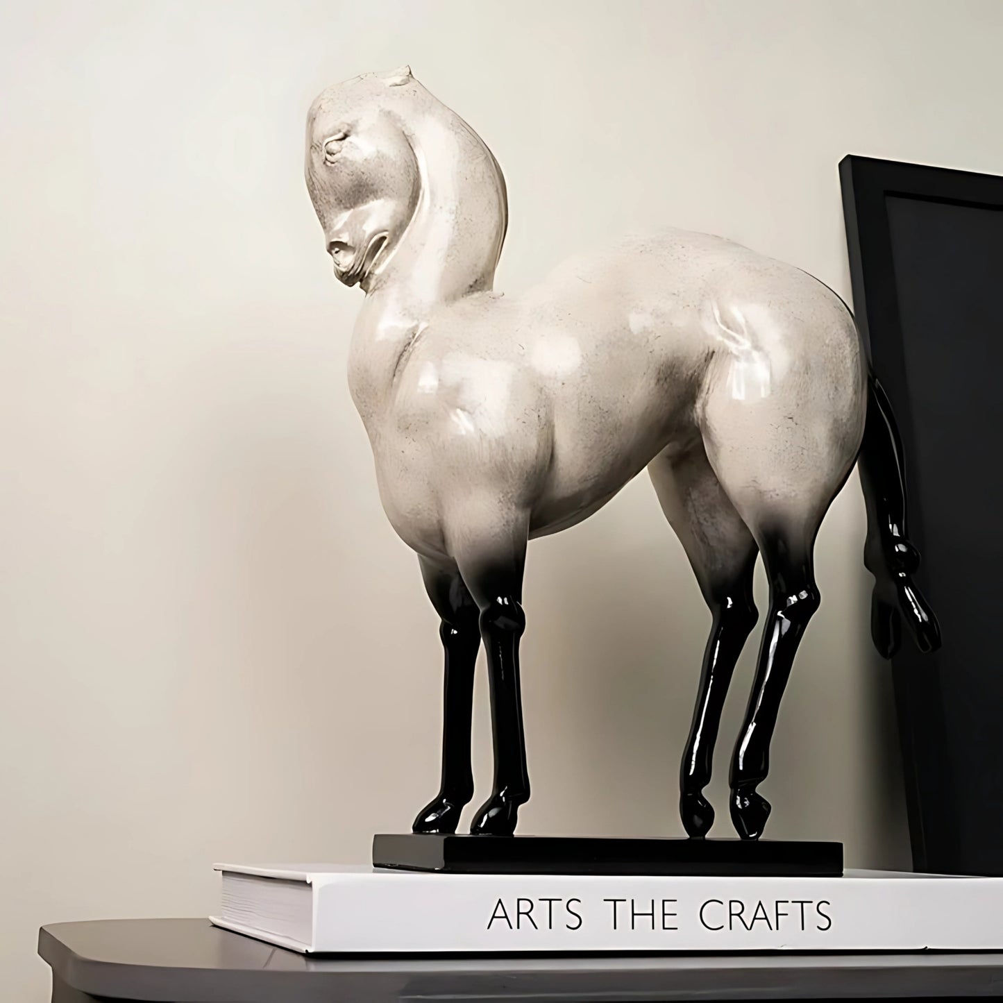 Retro Horse Figurine Tabletop Decorative Accent