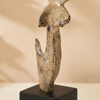 Brown Flying Antlers Decorative Figurine